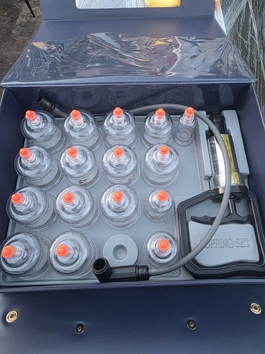 Hansol Vacuum Cupping Kit 17pcs Portable Reusable Pain Relief CE GMP Certified