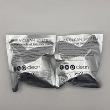 TWO Tao Clean Aura Clean System Orbital Facial Brush Heads Daily Care New