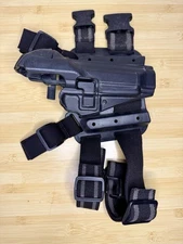 BLACKHAWK C1370 DROP LEG HOLSTER Black Rev B