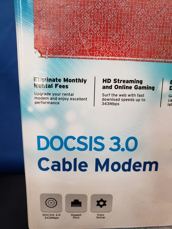 DOCSIS 3.0 Cable Moden TP-Link Modem Model: TC-7610 TC7610 ( No Cord ) - Image 3 of 4