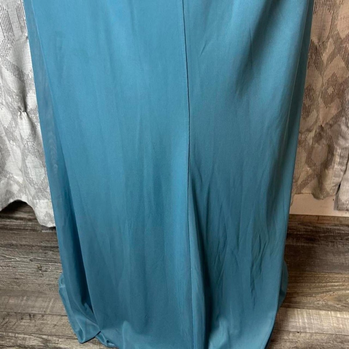David-s-bridal Women's Blue Dress View 5