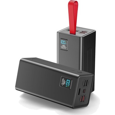 Große 90000mAh Powerbank mit Schnellladefunktion & LED Display - Outdoor fähig