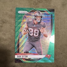 2024 PANINI PRIZM GREEN PRIZM CARD 271 CADE OTTON, BUCCANEERS, FOOTBALL