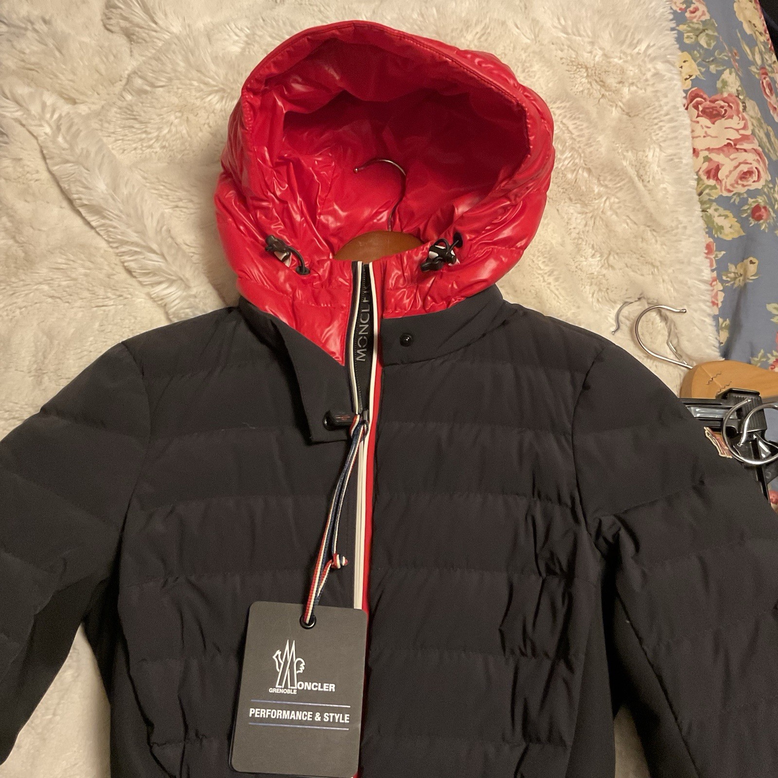 NWT Moncler Grenoble Bruche Giubbotto Belted Utility Jacket Black Size 1 Small image 10