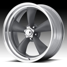 American Racing Vintage Vn215 Torq Thrust Ii Gray 15x4 5x4.75 -25mm Vn2155461
