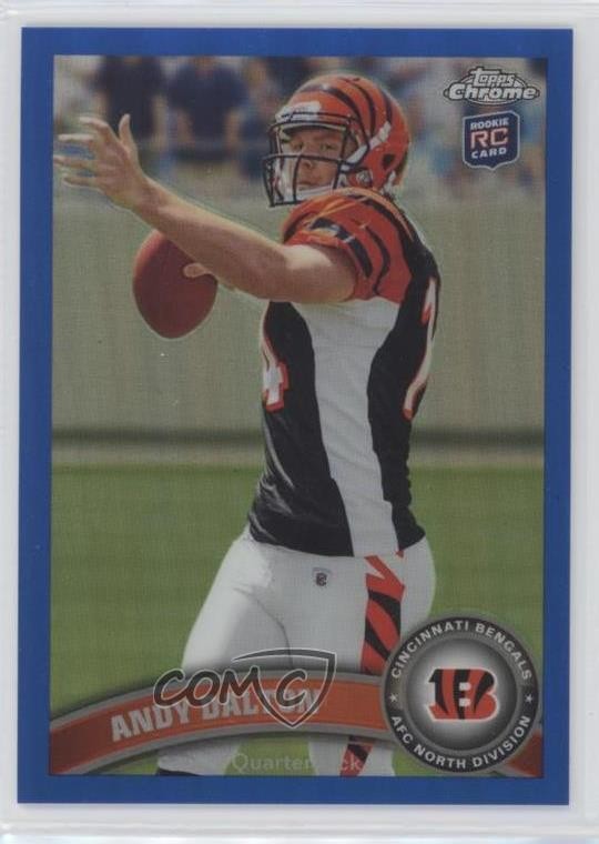 2011 Topps Chrome Blue Refractor 101/199 Andy Dalton #51 Rookie RC 1u6