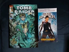 TOMB RAIDER #2 (2000) NM + LARA CROFT TOMB RAIDER: SPECIAL EDITION VHS