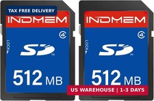 SD Card 512MB (2 Pack), Class 4 Flash Memory Cards Secure Digital Cards