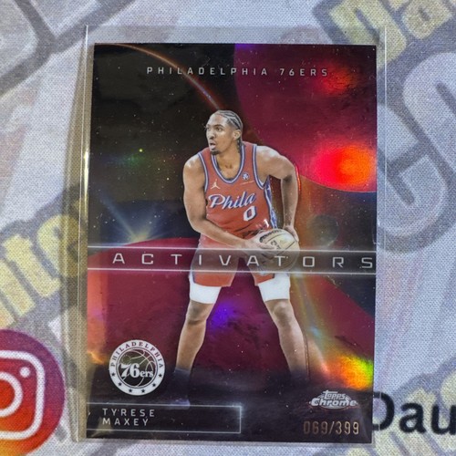 2025 Topps Chrome Tyrese Maxey Base (RAW)