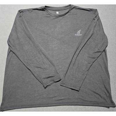Etihad Airways Black Long Sleeve Shirt Men's 2XL Athletic T-Shirt Airline