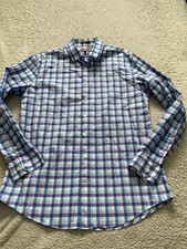 Express Men Plaid Long Sleeve Button-Up Shirt Multicolor Size L 16-16.5