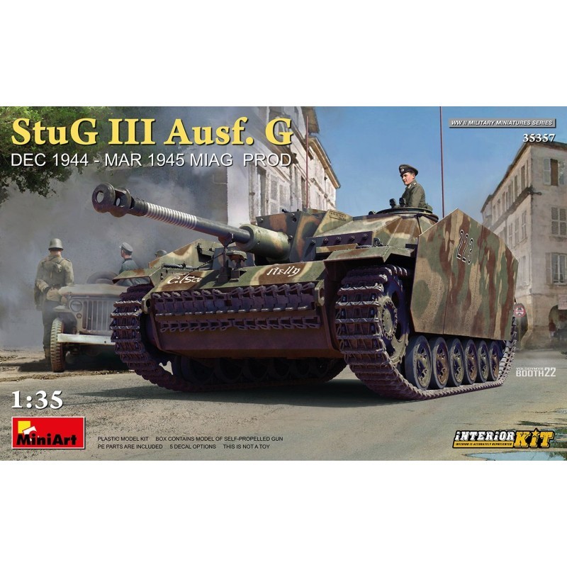 Maquette Stug III Ausf.G MiniArt 35357 char allemand 1/35 MIAG