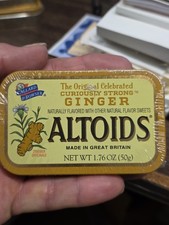 NEW Altoids Ginger Mints 1.76oz 1 Sealed Collector Tin Discontinued