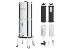 2.25 G gravity water filtration system with water level window 7 stage ph system