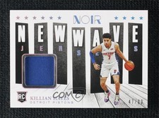 2020-21 Panini Noir New Wave Jerseys 47/99 Killian Hayes #NW-KLH j6a