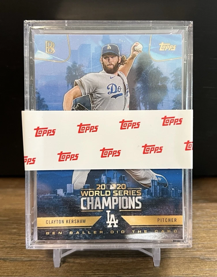 2020 Topps Now Ben Baller Los Angeles Dodgers World Series Champions 32 Card Set - Image 2 of 3