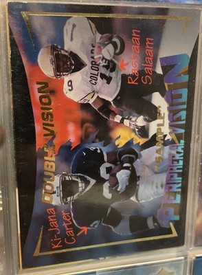 1995 Signature Rookies  Double Vision   RashannSalaam/Ki-Jana Carter  SAMPLE  V5