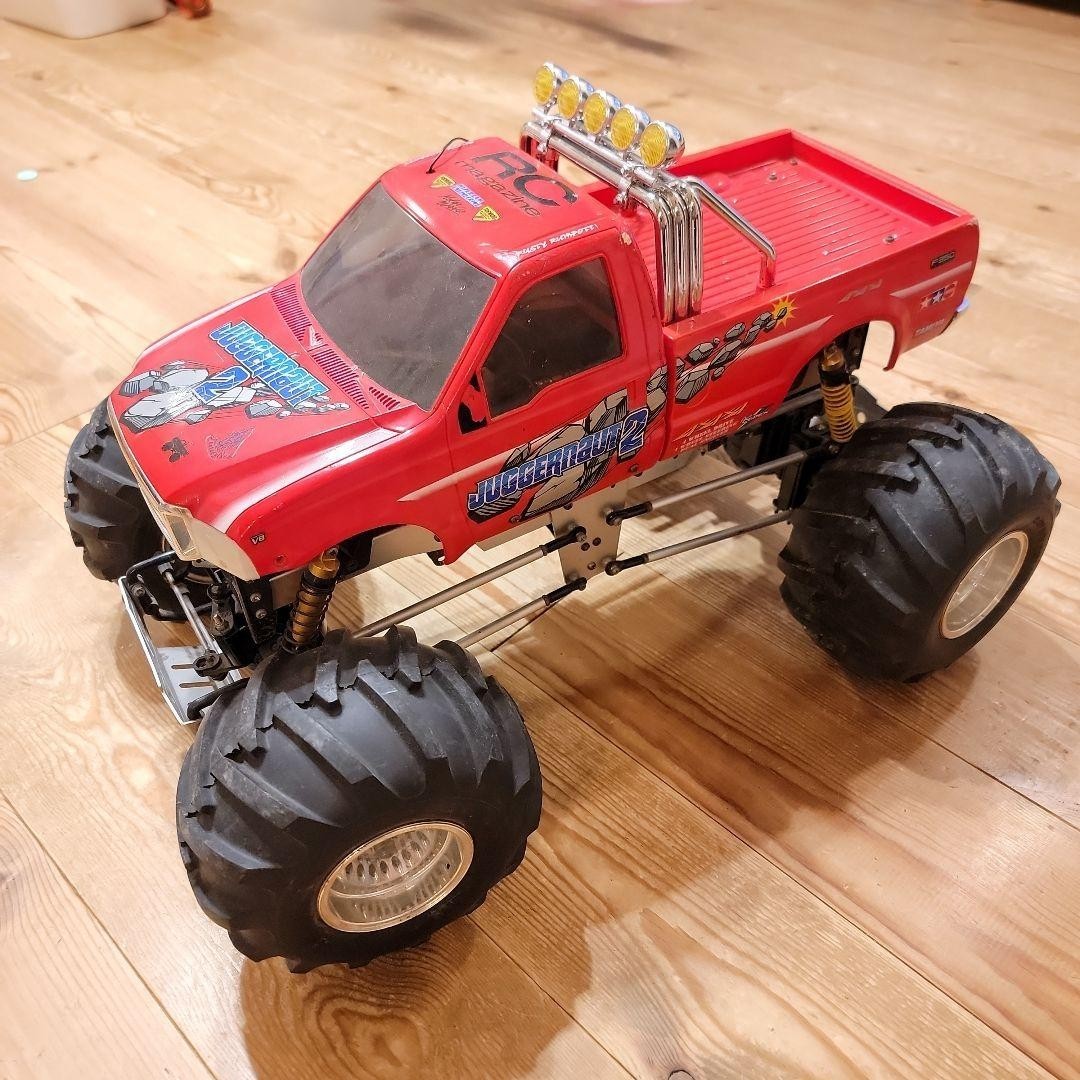 Tamiya Juggernaut 2 Monster Truck RC Car Parts Unpowered Custom