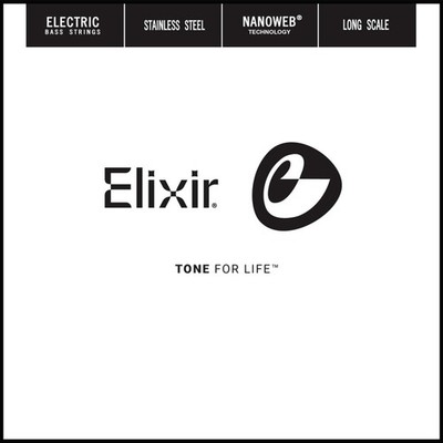 Elixir 13346 Einzelsaite Bass 045 Stainless Steel - Einzelne Basssaite