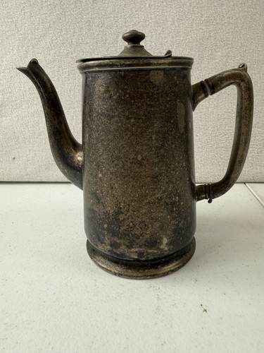 WEAR-BRITE Vintage 10 Oz Nickel Silver Teapot / Coffee Server – Needs Polishing - Picture 5 of 6