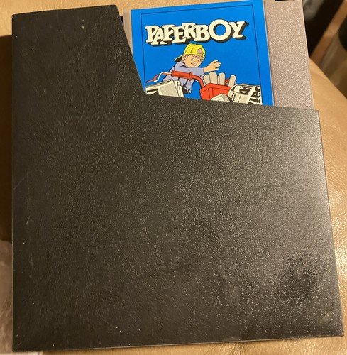 Cartucho de juego Paperboy (Nintendo Entertainment System) 1985 NES en manga negra - Imagen 3 de 3
