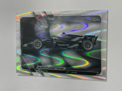 2021 Topps Chrome Formula 1 Formel 1 Ray Wave Marcus Armstrong F2 DAMS