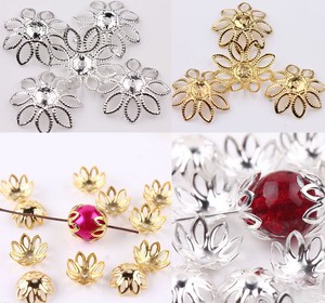 CHOOSE SILVER OR GOLD STUNNING FILIGREE BEAD CAPS YOU GET 10 FAST FREE P/&P
