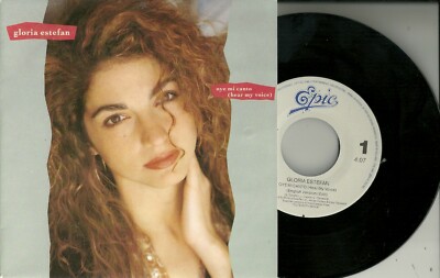 Gloria Estefan - Oye Mi Canto (english + spanish Versions) HOLLAND 7'' (1989)