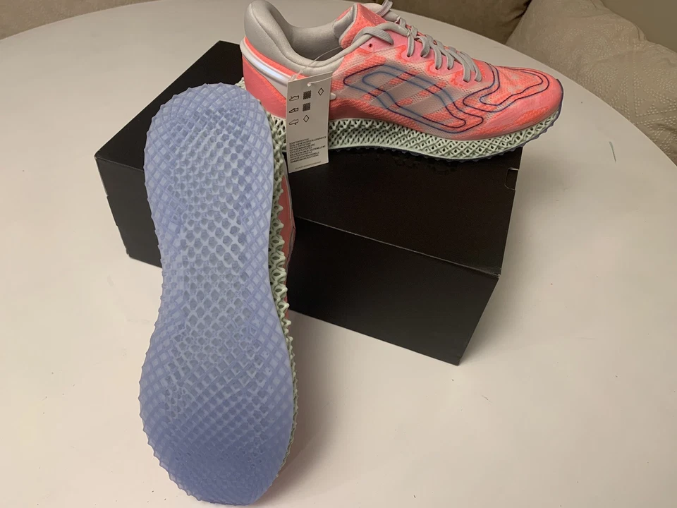 Nuevo Unisex Adidas 4D Run 1.0 Signal Coral Zapatos para Correr Talla Para Mujer’s 9 Foto 2 de 3