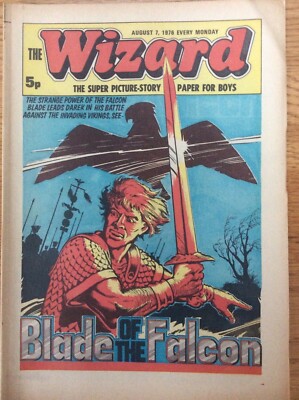 The Wizard 7/8/76 Blake s Blenheim, Huck McFee, DC Thompson UK Comic 