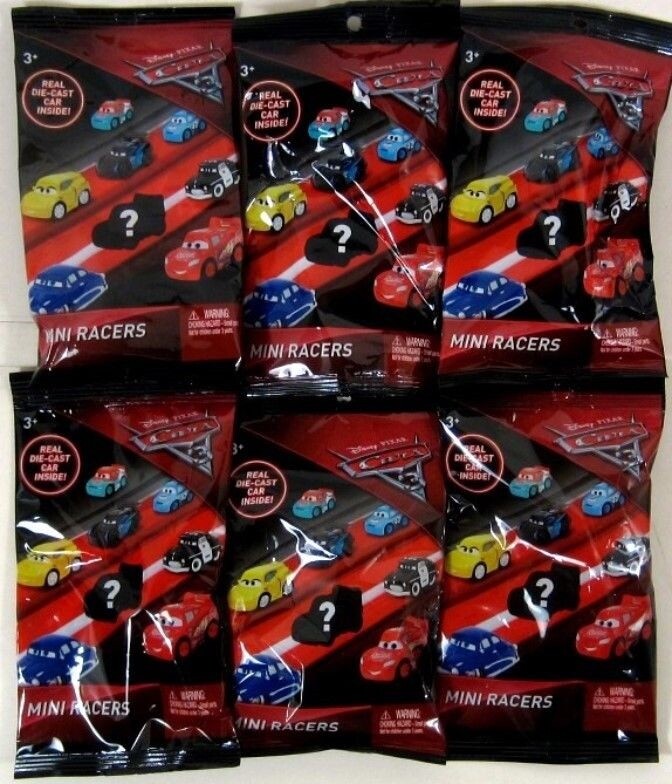 2016 SEALED LOT OF Disney/Pixar CARS Mini Racers 1, 4, 5, 6,