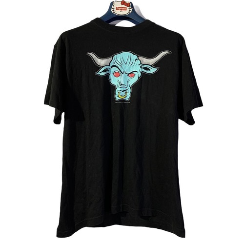 WWF 1998 The Rock Bull Tee T Shirt 