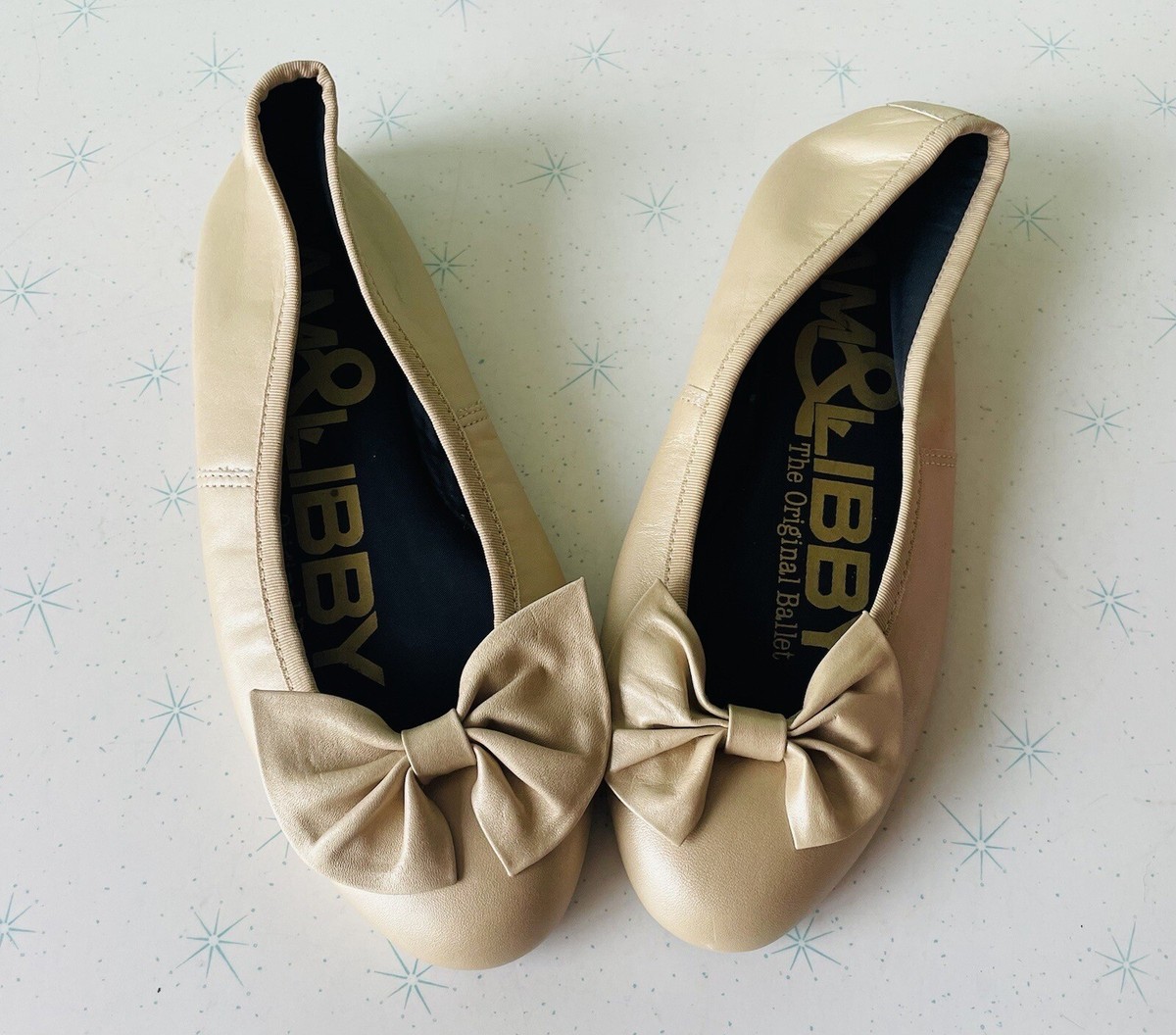 Libby Ballet Flats Sam N Libby Shoes Sam Libby Women's Size Cream