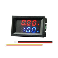 DC 0-100V 10A Digital Voltmeter Ammeter Dual LED Display Panel Amp