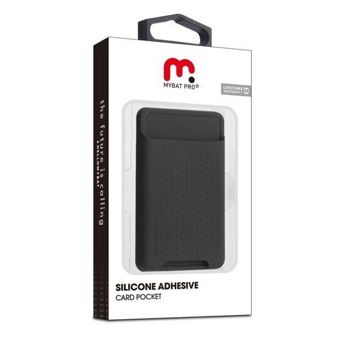MyBat Pro Silicone Adhesive Card Pocket - Black - Picture 5 of 5