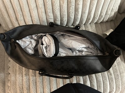 New Coach restored Metropolitan soft duffel bag Signature Canvas
