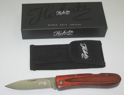 Herbertz Taschenmesser SELEKTION Line Pakkaholz mit Etui Neu/Ovp