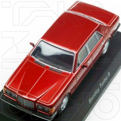 BENTLEY TURBO R 1985 MINICAR COLLECTION KYOSHO 1:64 RED post