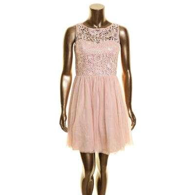 aidan mattox fit and flare dress Aidan Mattox main image 0