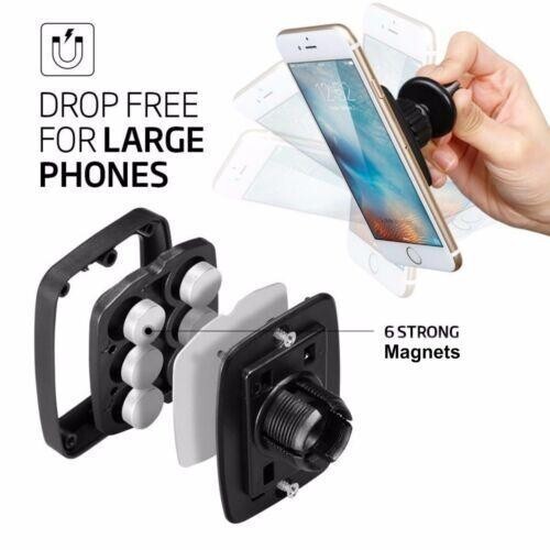 Car Phone holder, Magnetic, Universal ,Super Strong, Air Vent Mount. - Photo 3 sur 5
