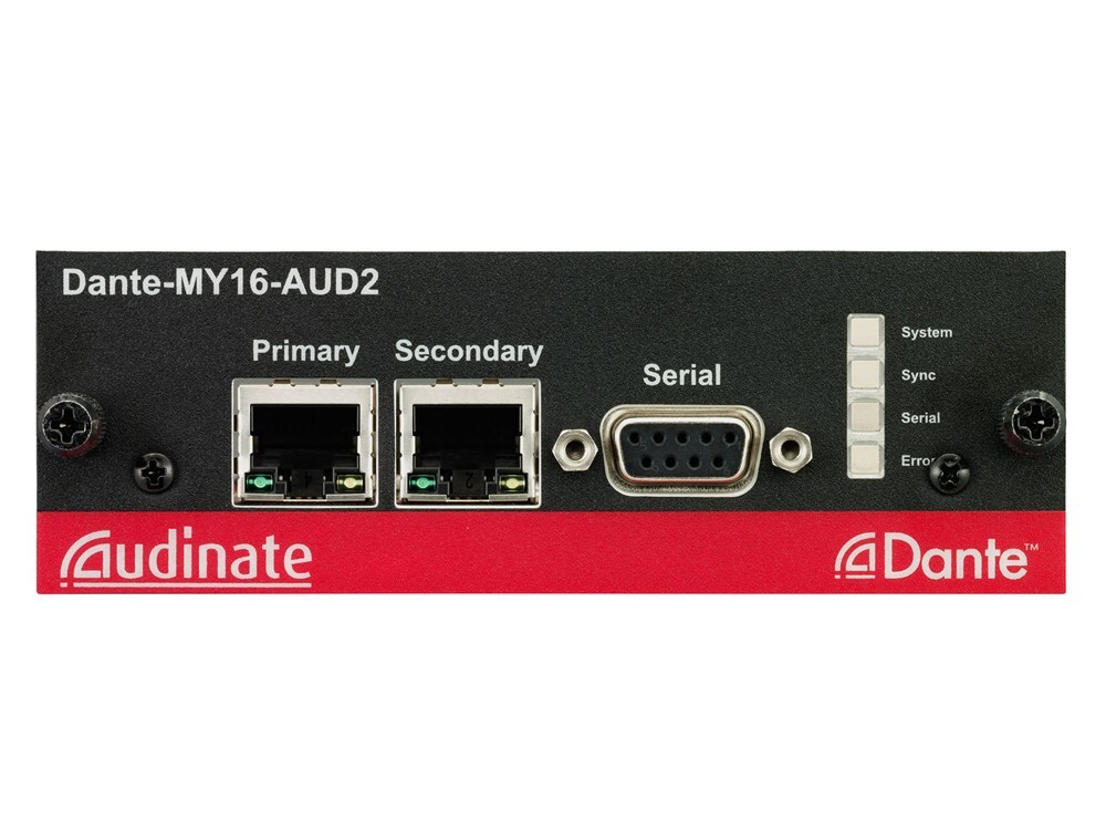 Yamaha Dante-MY16-AUD2 Expansion Card for CL QL LS9 M7CL Digital