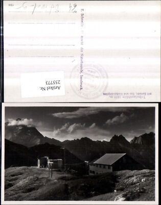 255773,Triblaunhütte Berghütte m. Habicht u. Kirchdachspitze Bergkulisse b. Gsch