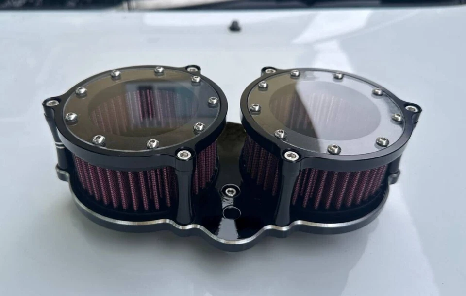 Filtro de aire negro Yamaha XV950 2013-2019 Yamaha Bolt-R 2020-2024 de admisión Foto 2 de 4