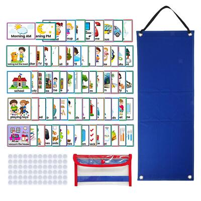 Visueller Zeitplan für Kinder Routinekarten 70 Stck. Visueller Zeitplan Karten Lernen