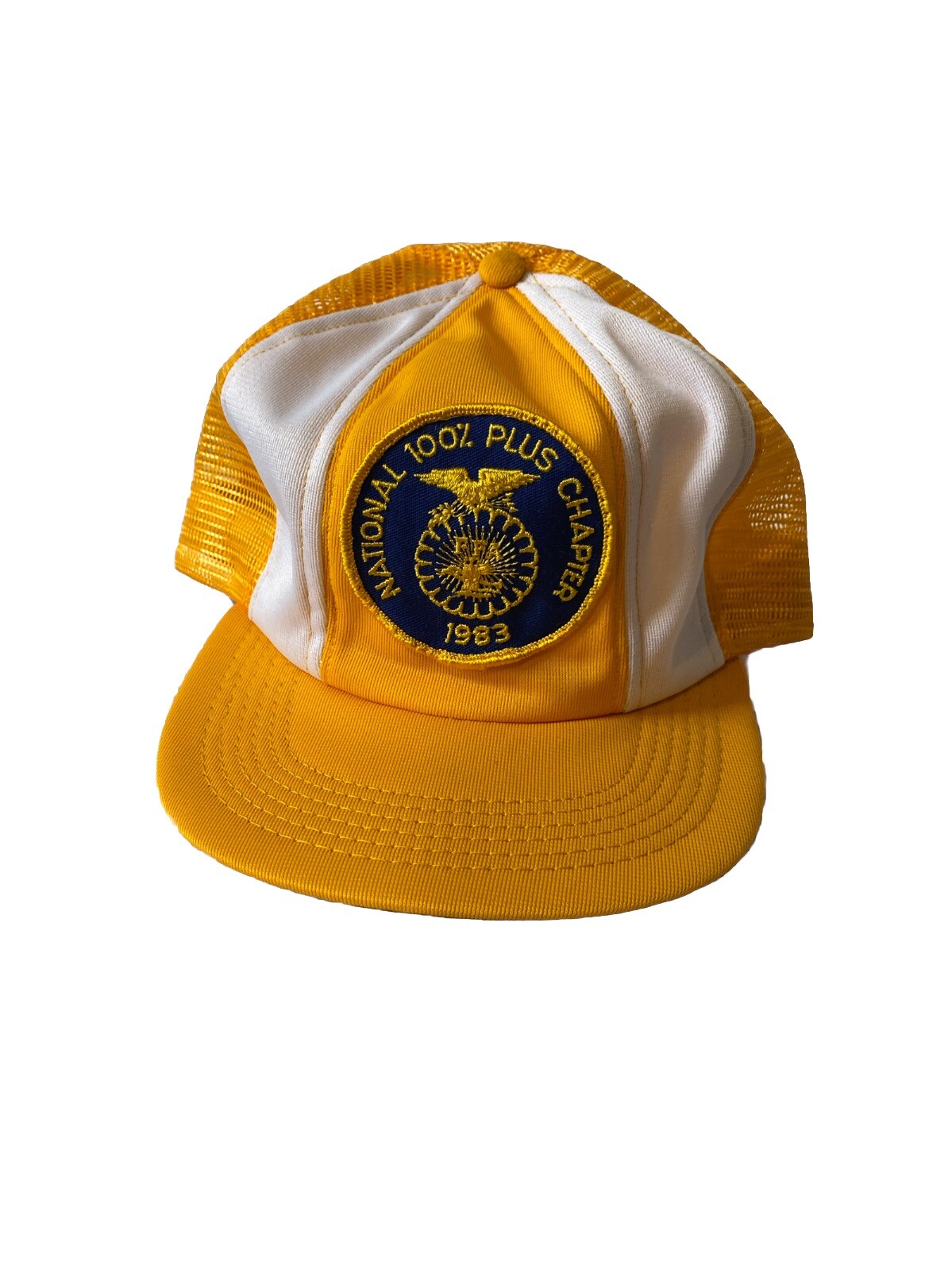 FFA National 100% Plus Chapter 1983 Patch Yellow … - image 1