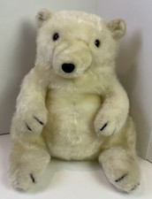 RARE R. Dakin 1983 Bear Plush Cream Stuffed Animal 16" Sitting Made in Korea