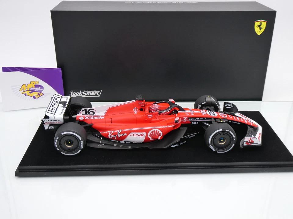 Look Smart LS18F1049 # Ferrari SF-23 F1 Las Vegas GP 2023 Charles Leclerc 1:18 - Bild 4 von 4