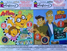 PBS Kids Wild Kratts  Arthur Colorforms Sticker Story Adventure Set