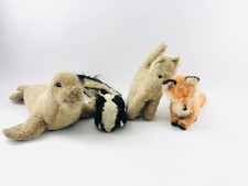 Steiff bundle 4 x animals seal fox