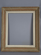 Antique Frame 52.5X45 Cm Rabbet 41X33 Cm 6F Patinated Wood C363